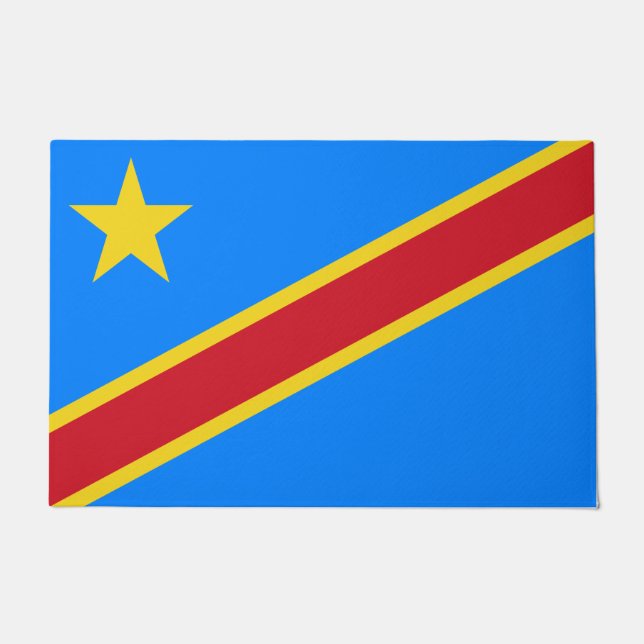 Tapete Bandeira da RDC (República Democrática do Congo) (Frente)