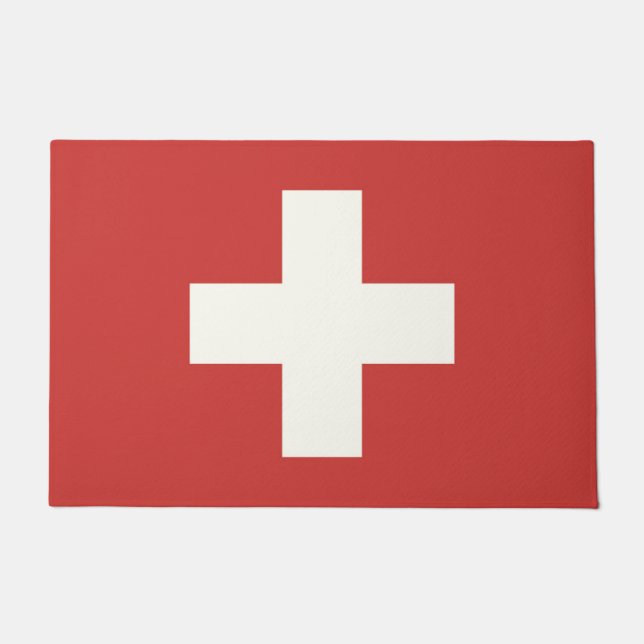 Tapete Bandeira da Suiça (Frente)