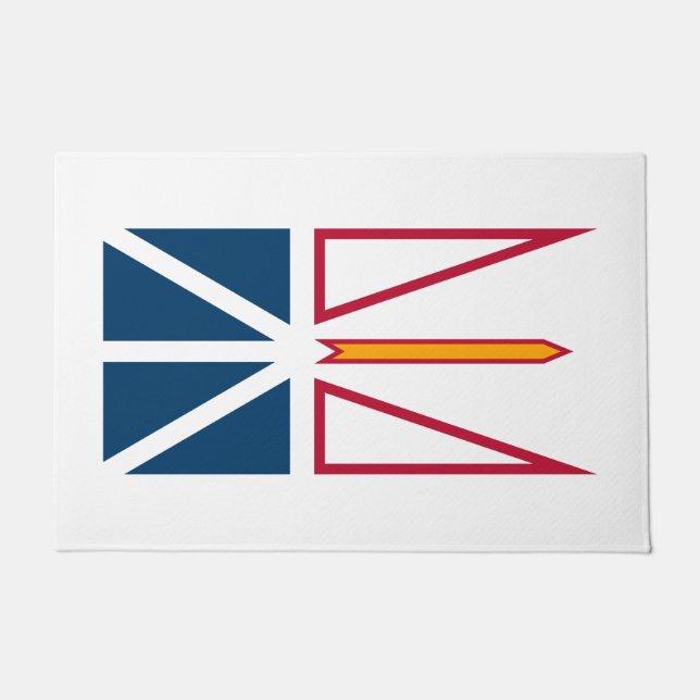 Tapete Bandeira da Terra Nova e Labrador (Canadá) (Frente)