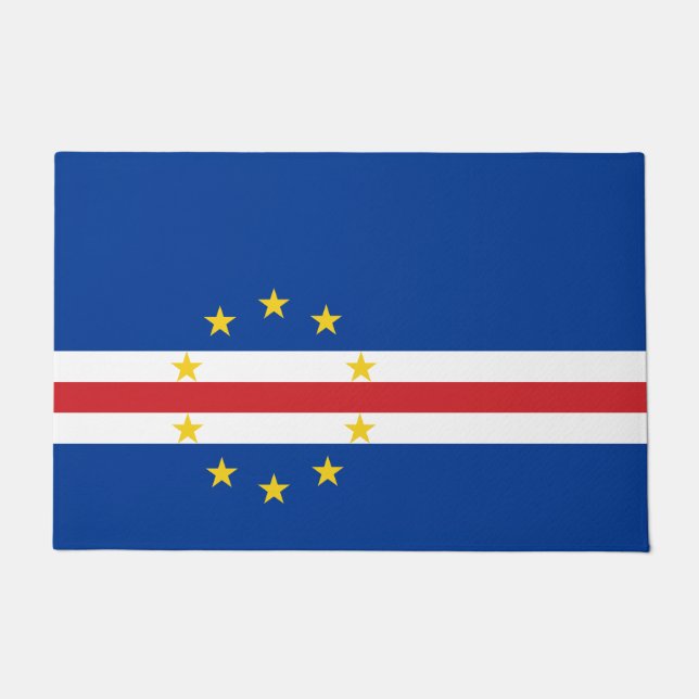 Tapete Bandeira de Cabo Verde (Cabo Verde) (Frente)