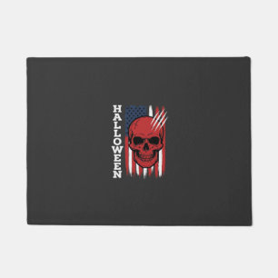 Tapete Bandeira de Caveira de Halloween Design Vetorial_1