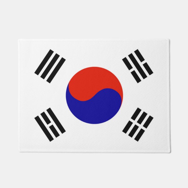 Tapete Bandeira de Coreia do Sul (Frente)