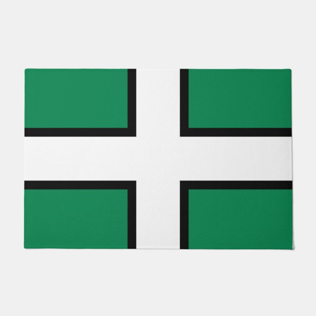 Tapete Bandeira de Devon (distrito do Reino Unido) (Frente)