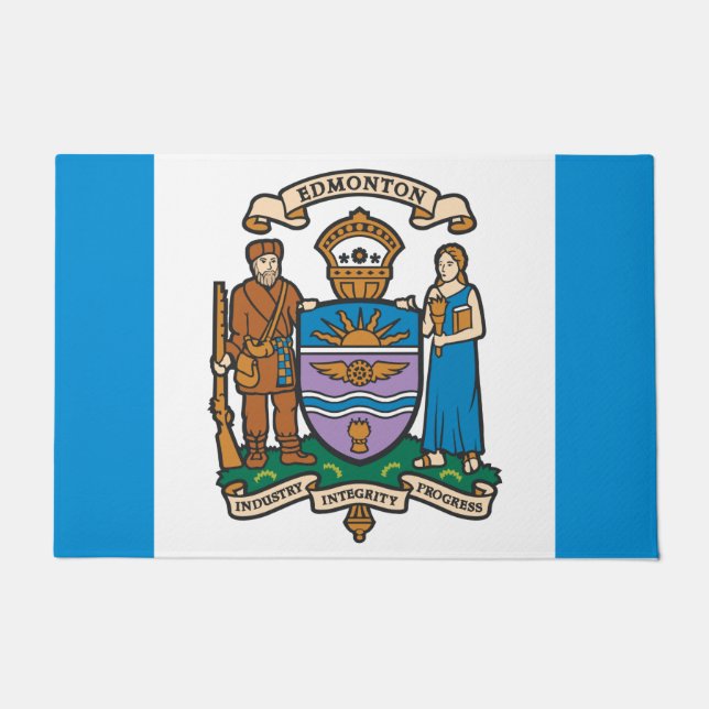 Tapete Bandeira de Edmonton (Alberta, Canadá) (Frente)
