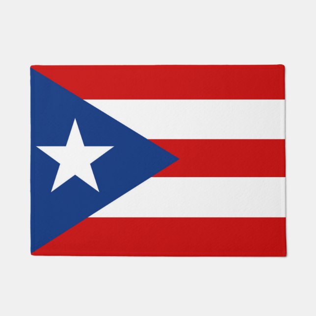 Tapete Bandeira de Puerto Rico (Frente)