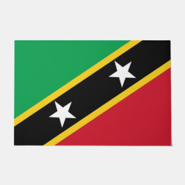 Tapete Bandeira de São Cristóvão e Nevis (Caribe)