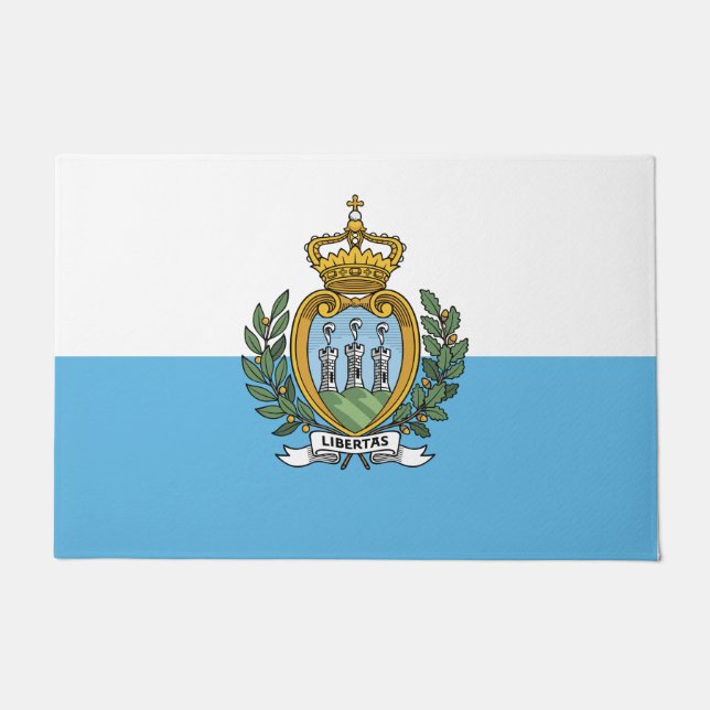 Tapete Bandeira de São Marino (Frente)