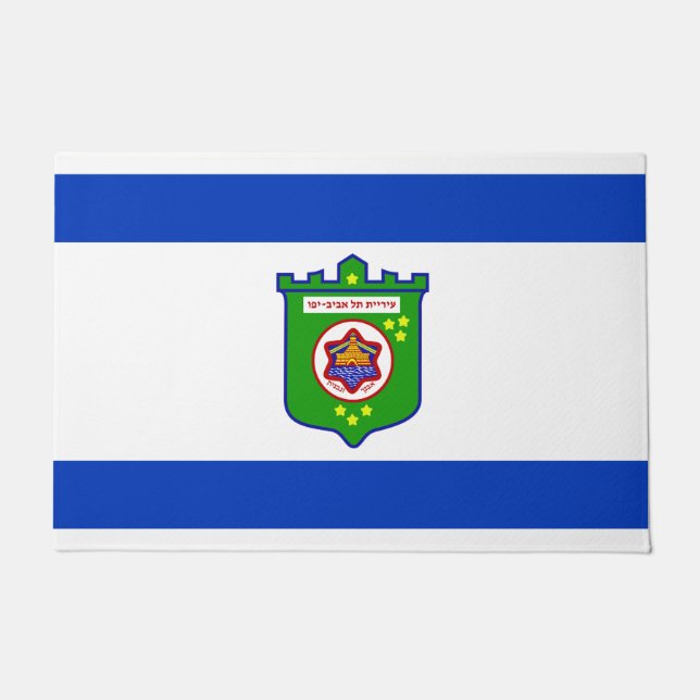 Tapete Bandeira de Tel Aviv (Israel) (Frente)