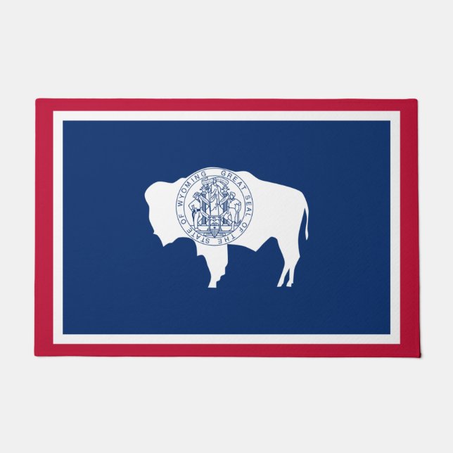 Tapete Bandeira de Wyoming (Frente)