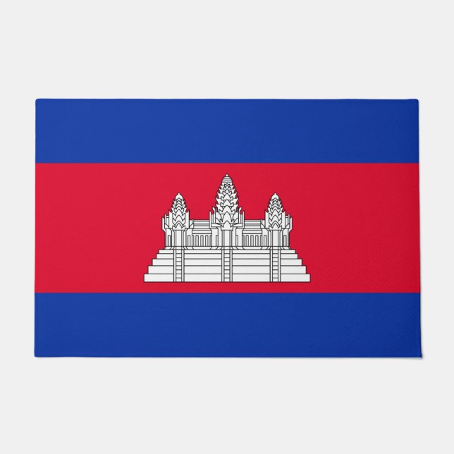 Tapete Bandeira do Camboja (Frente)