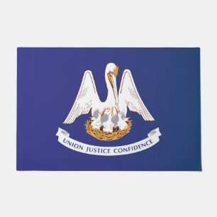 Tapete Bandeira do Estado de Louisiana, EUA