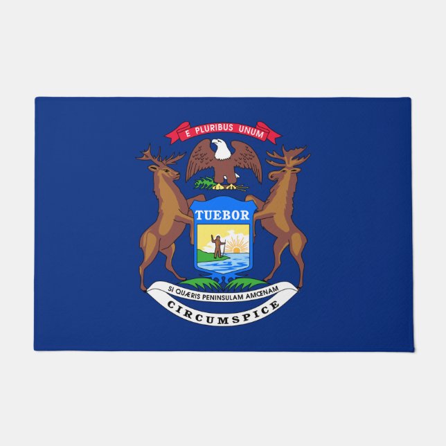 Tapete Bandeira do Estado de Michigan (Frente)