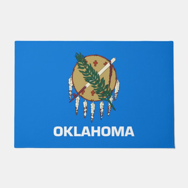 Tapete Bandeira do Estado de Oklahoma, EUA (Frente)