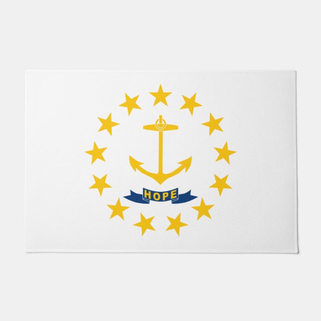 Tapete Bandeira do Estado de Rhode Island (Frente)