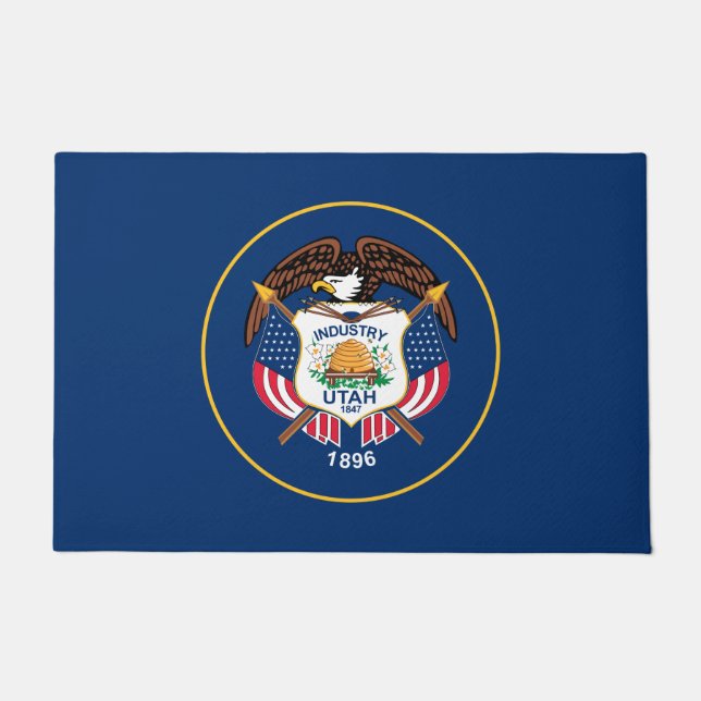 Tapete Bandeira do Estado de Utah (Frente)