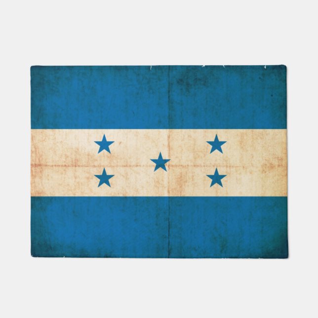 Tapete Bandeira do Grunge de Honduras (Frente)