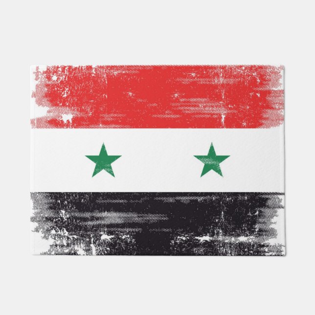 Tapete Bandeira do Grunge de Syria. (Frente)