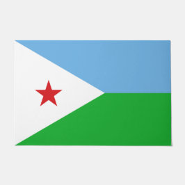 Tapete Bandeira do Jibuti (nação africana)