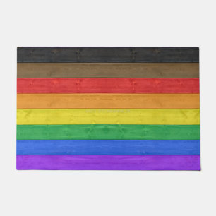 Tapete Bandeira do orgulho gay inclusivo de SlipperyJoe c