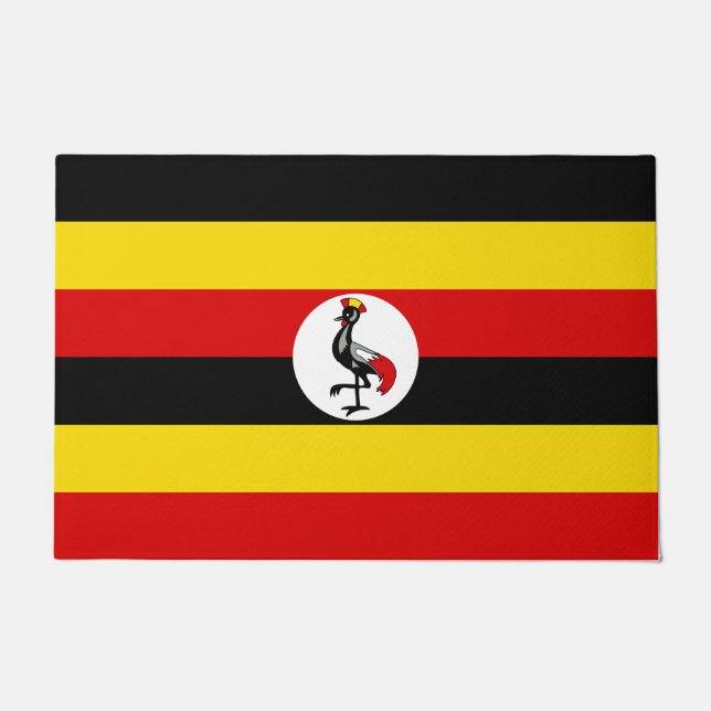 Tapete Bandeira do Uganda (Frente)