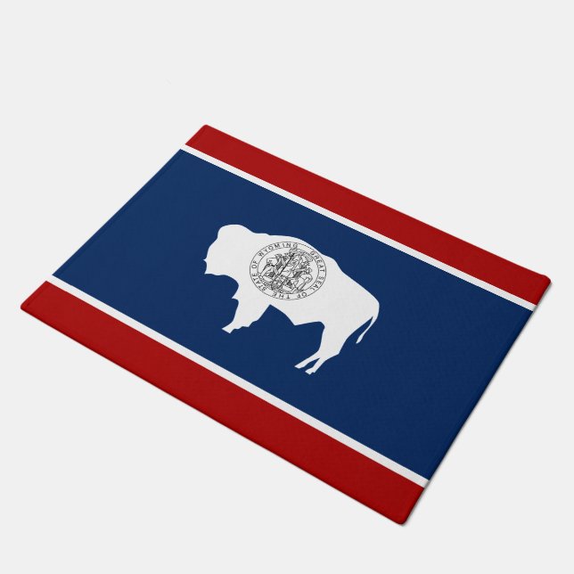 Tapete Bandeira do Wyoming (Inclinado)