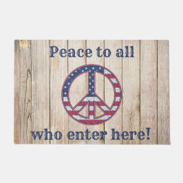 Tapete Bandeira Dos Estados Unidos - Paz Para Todos Que E