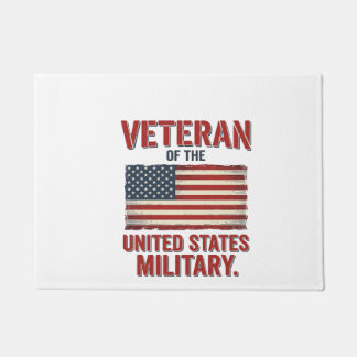 Tapete Bandeira dos EUA Veterano Vintage Design Vetorial