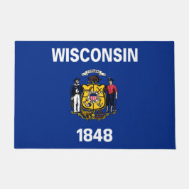 Tapete Bandeira Estadual do Wisconsin