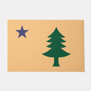 Tapete Bandeira histórica do Maine (1901-1909)