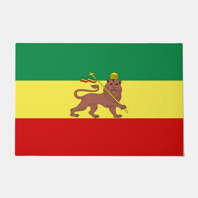 Tapete Bandeira Rastafariana (Rastafarianismo) (rasta) (Frente)