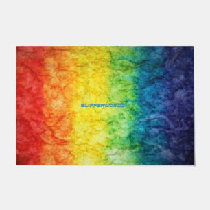 Tapete Bandeira tie-dye da SlipperyJoe's arco-íris pressi