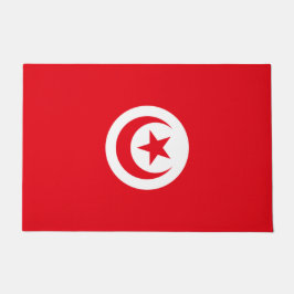 Tapete Bandeira Tunisina (Tunísia) (Crescente Islâmica)