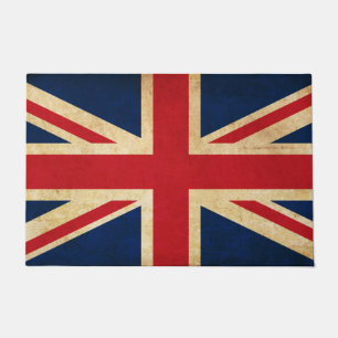Tapete Bandeira velha Union Jack de Reino Unido do Grunge