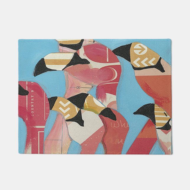 Tapete Bando de Flamingos (Frente)