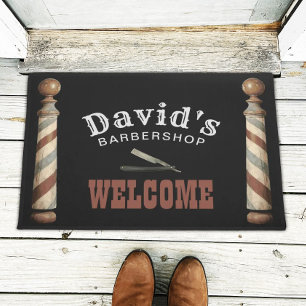 Tapete Barber Hair Stylist Barbershop Bem-vindo