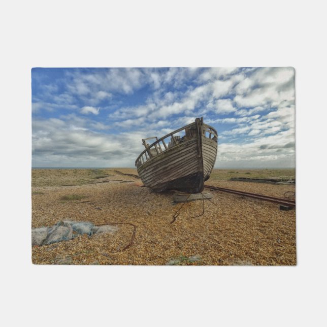 Tapete Barco de pesca de madeira abandonado | Dungeness (Frente)