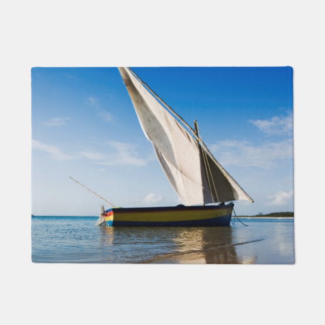 Tapete Barco de vela e Shell | Mozambique, alojamento de (Frente)