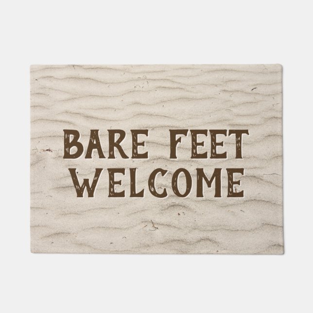 Tapete Bare Feet Welcome On Sand (Frente)