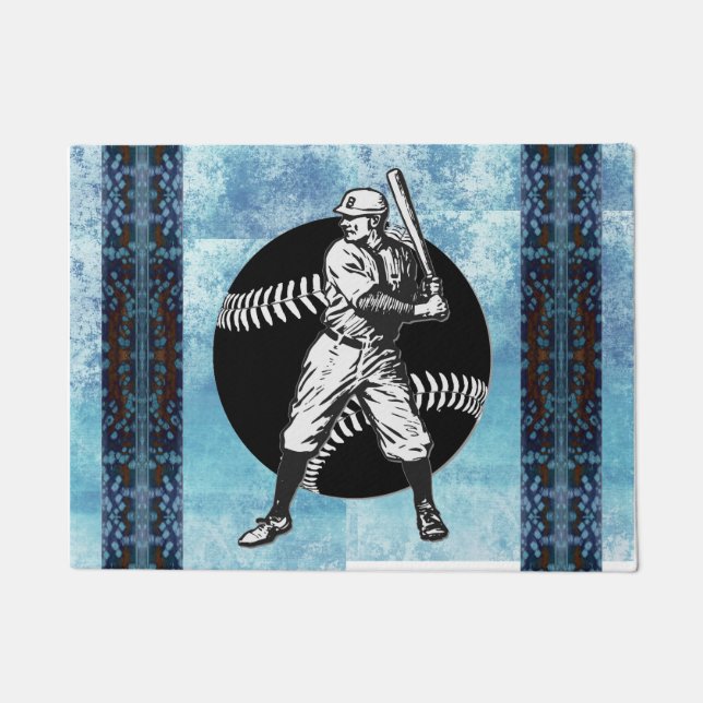 Tapete Baseball:Porta da Vintage (Frente)