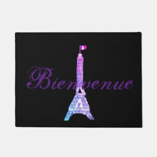 Tapete Bat de Boas-vindas de Paris Bienvenue