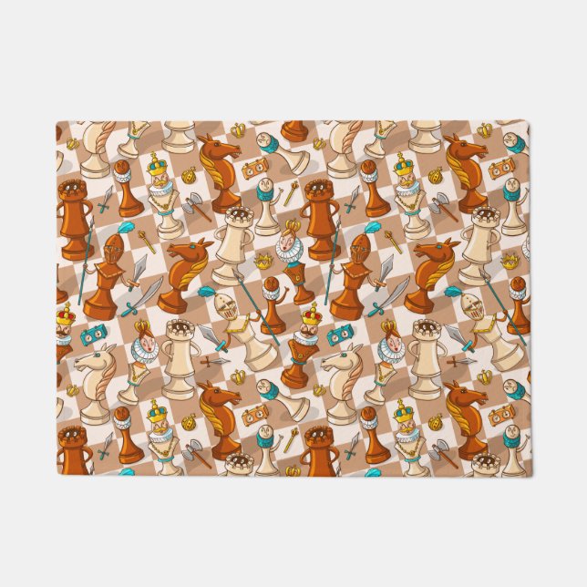 Tapete batalha de xadrez (Frente)