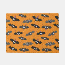 Bats de Halloween bonitos com Confetti e Chapéus