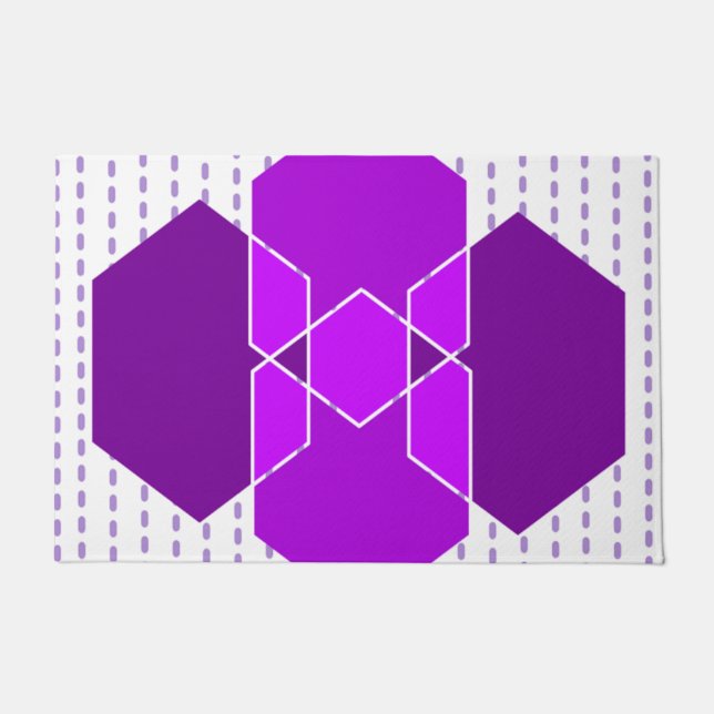 Tapete Bauhaus Hexágonos (Frente)