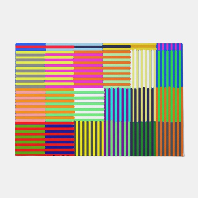 Tapete Bauhaus Inspirou Ótica (Frente)