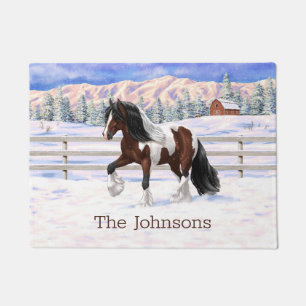 Tapete Bay Pinto Brown Skewbald Gypsy Vanner Tinker Horse