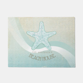 Tapete Beach House - Starfish Aqua Blue ID623