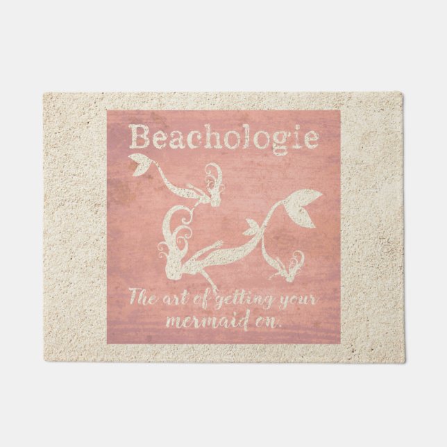 Tapete Beachologio Pegando Sua Sereia Na Porta (Frente)