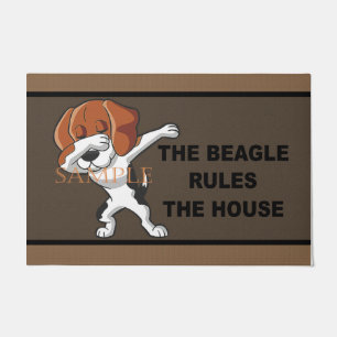 Tapete Beagle Domina A Porta Da Casa, Beagles Lover