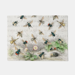 Tapete Bee Honey Queen Bees Antique