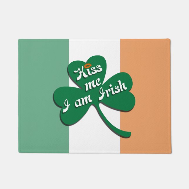 Tapete Beija-me Eu sou Irlandês (Frente)